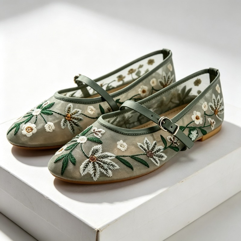 Ethnic Fashion Brand - Sandal Merek Sejuk Wanita Flat Balet