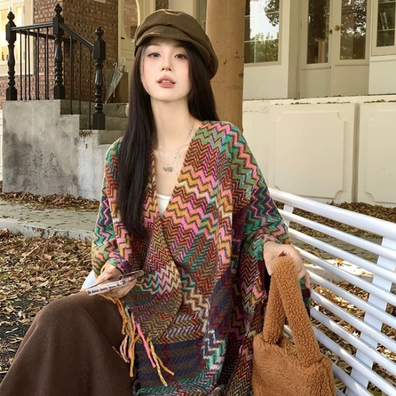 Go Ethnic Fashion - Selendang Perjalanan Gaya Etnik 110*175Cm-Jubah Belah