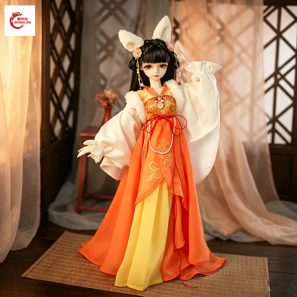 Ethnic Fashion Model - Boneka BJD 1/3 Buatan Tangan Set