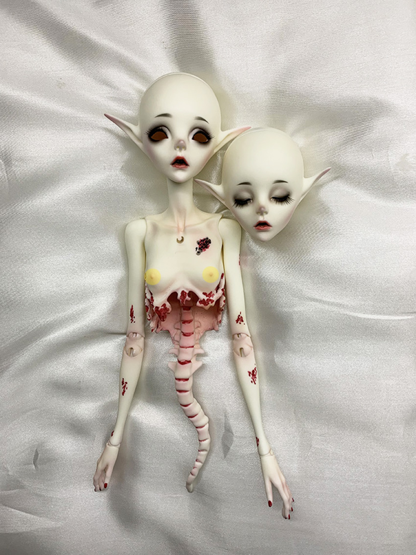 Boneka SD BJD zombie 1/6 bonek - Ethnic Fashion Model ulasan dan harga