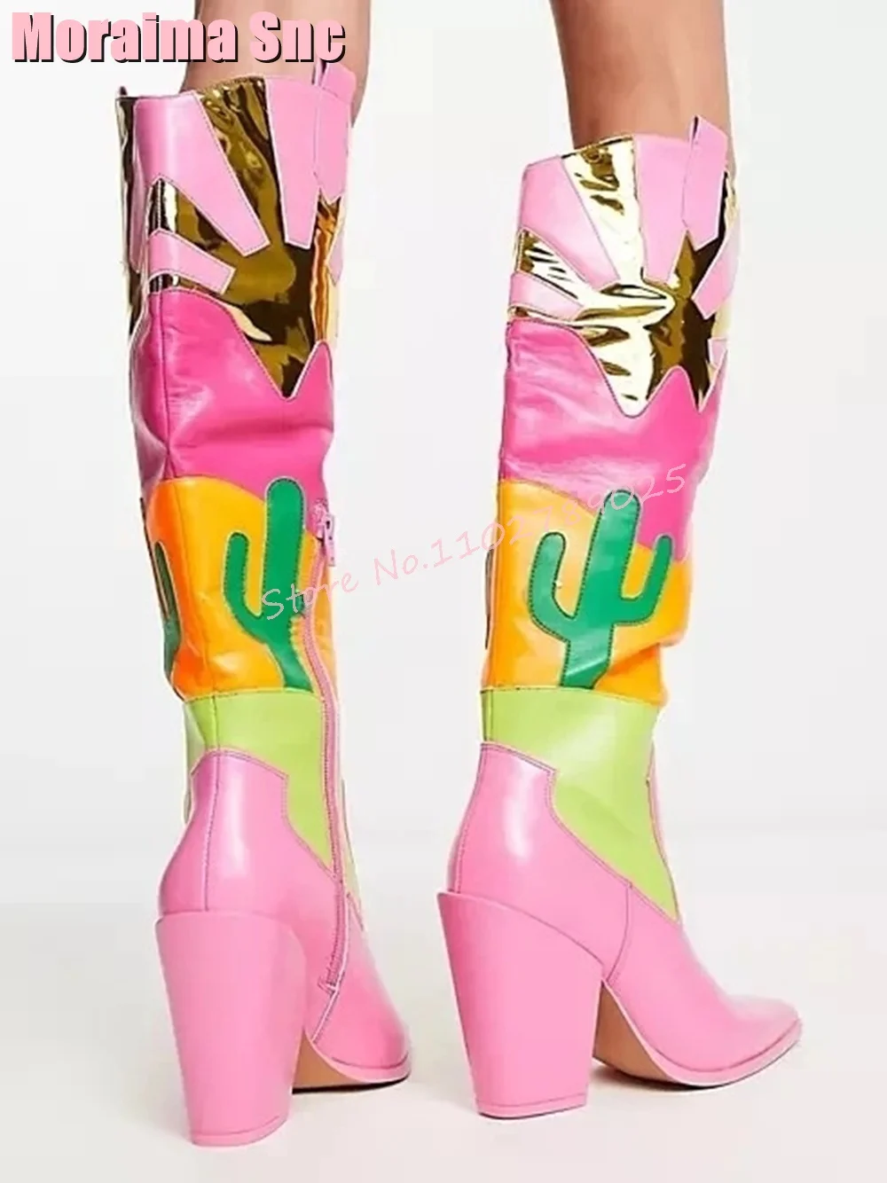Sepatu Bot Wanita Model Koboi  - Ethnic Fashion Women ulasan dan harga