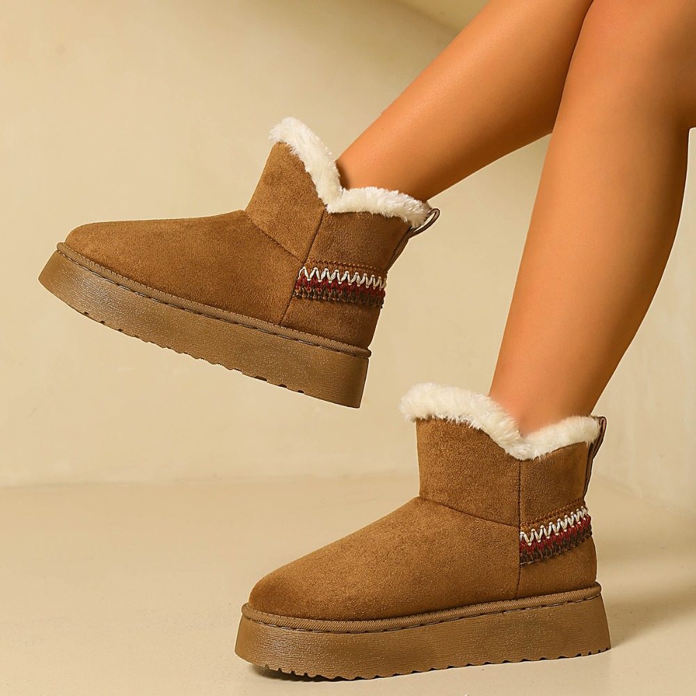 Sepatu Bot Salju Wanita Musim  - Ethnic Fashion Women ulasan dan harga