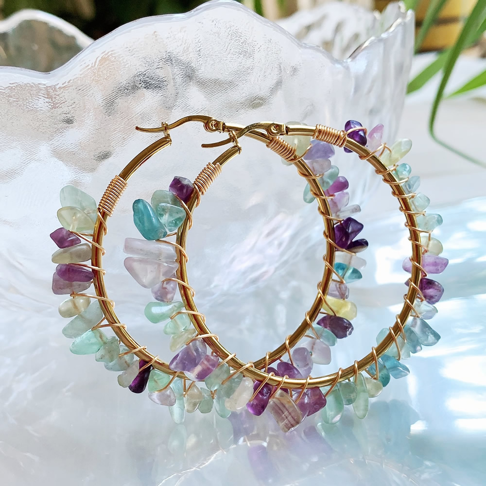 Anting-Anting Simpai Kristal A - Aura Ethnic Fashion ulasan dan harga
