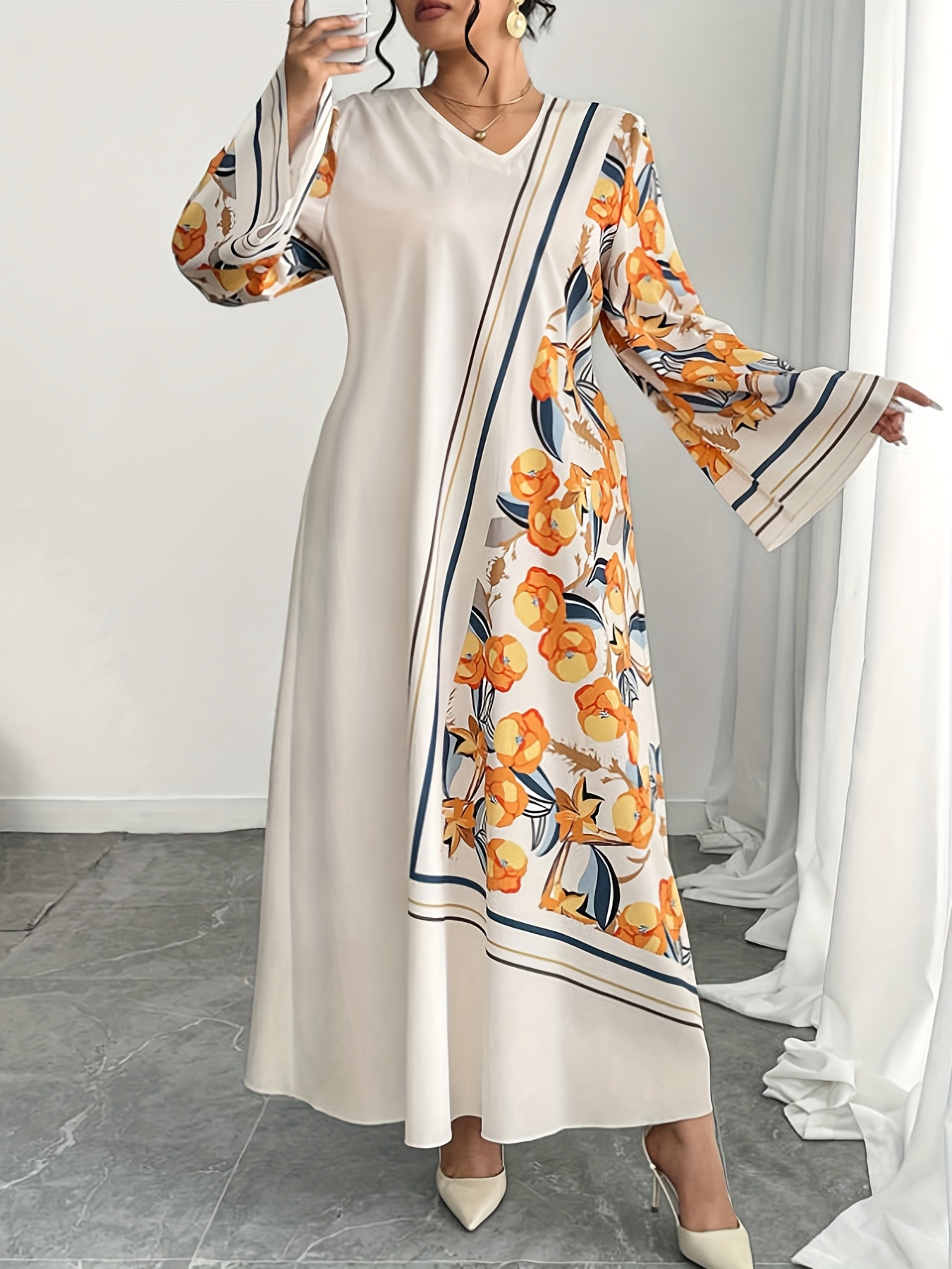 Gaun Timur Tengah Wanita Modis - Ethnic Fashion Dress ulasan dan harga