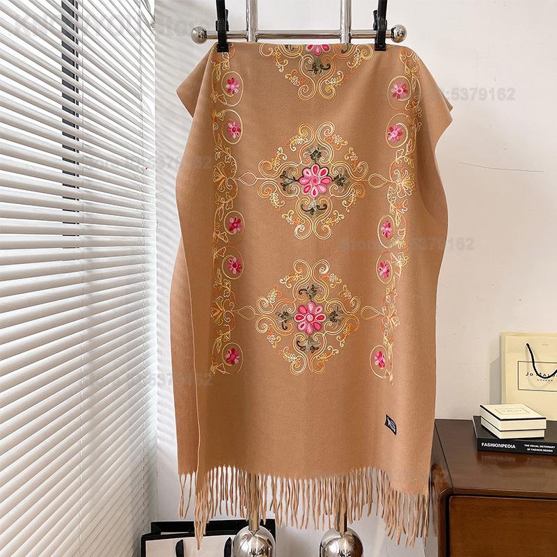 Selendang Pashmina Bordir Etni - Go Ethnic Fashion ulasan dan harga