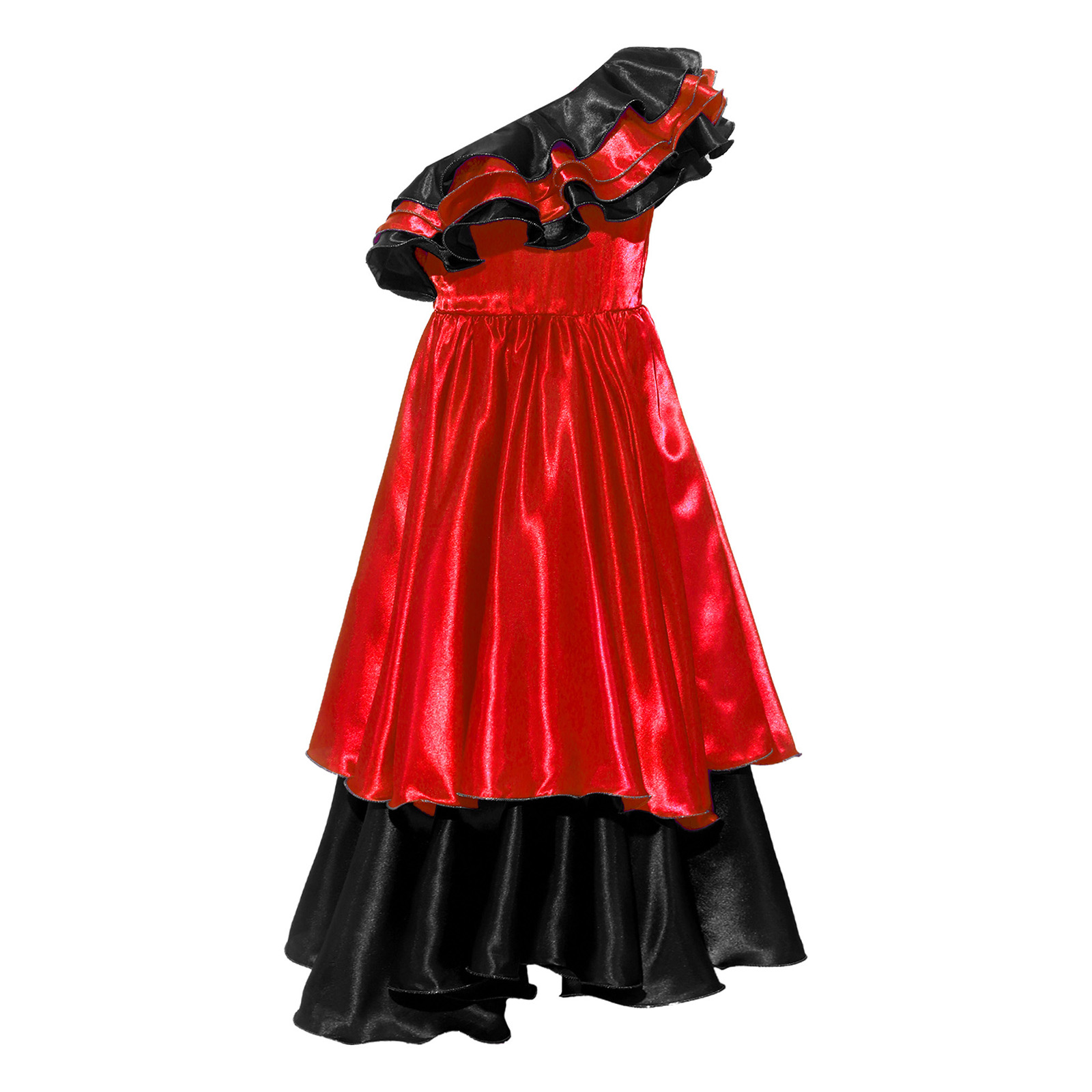 Kostum Tari Flamenco Spanyol u - Ethnic Fashion Dress ulasan dan harga