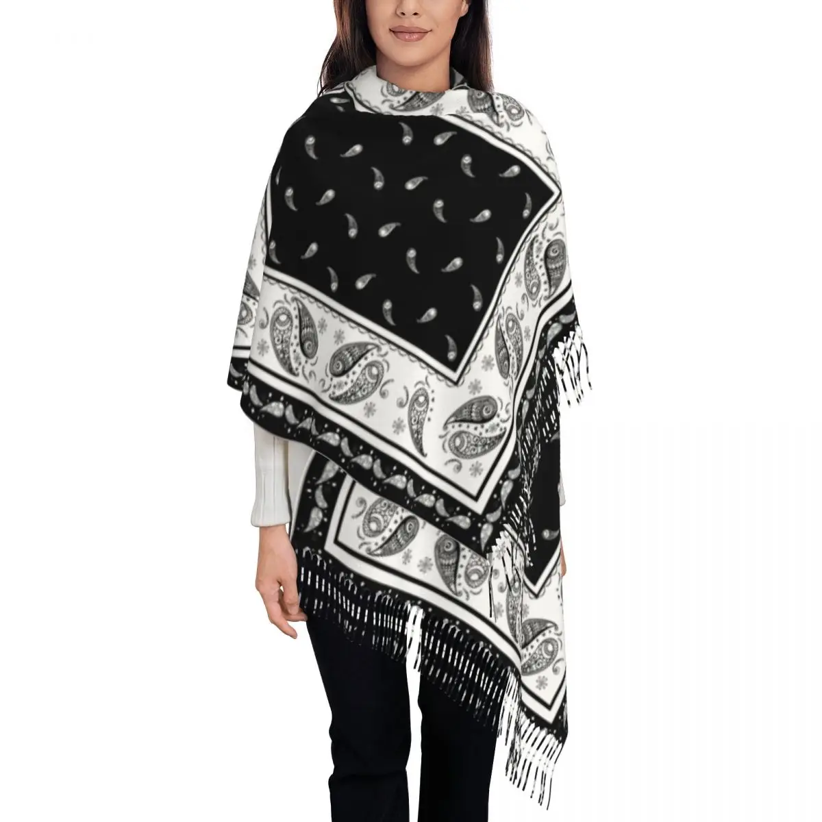Selendang Bandana Motif Paisle - Go Ethnic Fashion ulasan dan harga