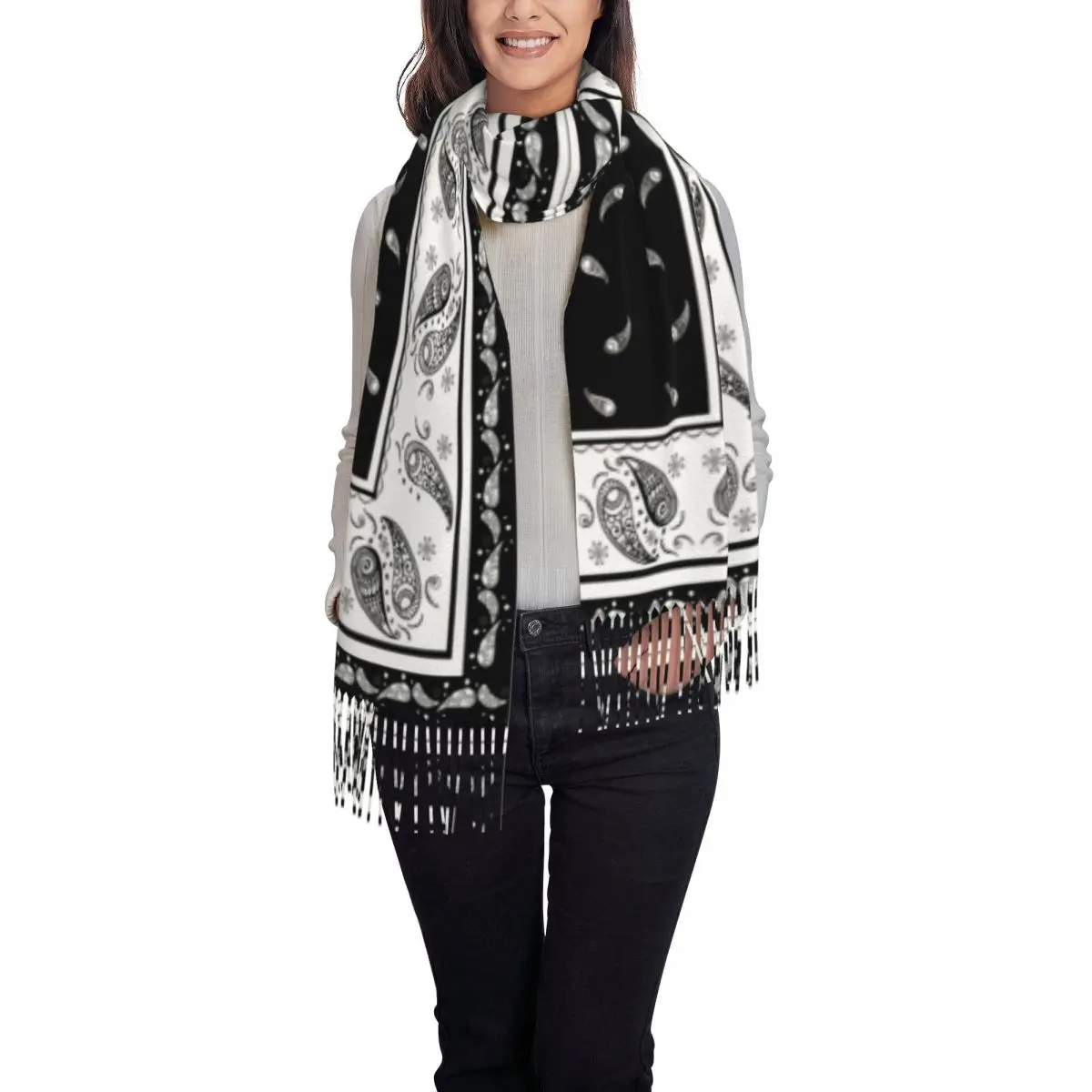 Selendang Bandana Motif Paisle - Go Ethnic Fashion ulasan dan harga