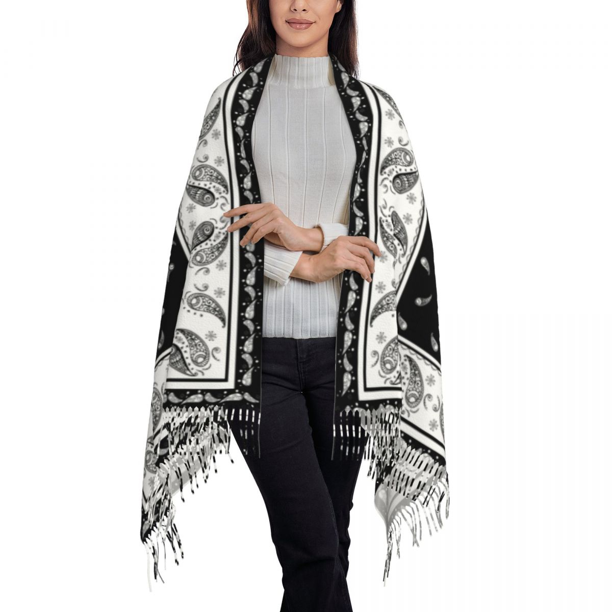 Selendang Bandana Motif Paisle - Go Ethnic Fashion ulasan dan harga